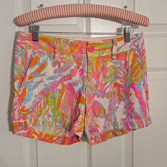 Lilly pulitzer shorts size 0 womens - Picture 1 of 6